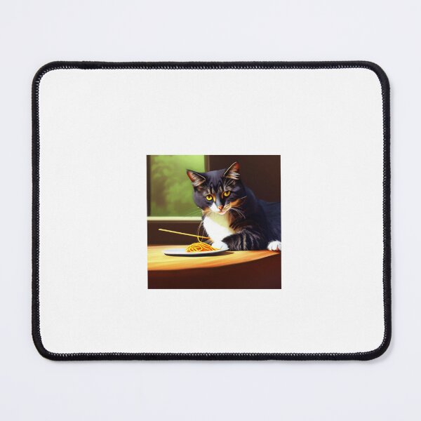 Item preview, Cat Eating Spaghetti designed and sold by Anton Ashraf.