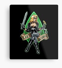 Lady Justice Metal Print