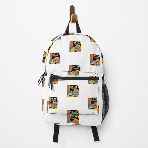 Item preview, Cubism Style Abstract Cat Eating Spaghetti designed and sold by Anton Ashraf.