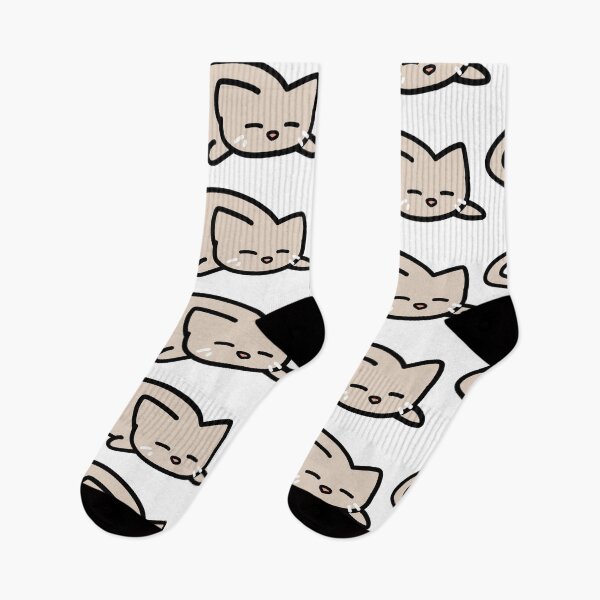 Item preview, Gato redondo de dibujos animados - Sleepy designed and sold by HJacka.