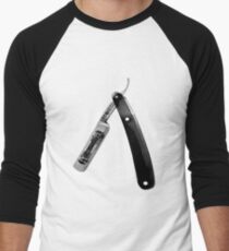 Straight Razor Men's Baseball ¾ T-Shirt