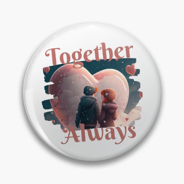 Item preview, Together Always - Couples - Love - Heart designed and sold by designerpriti.
