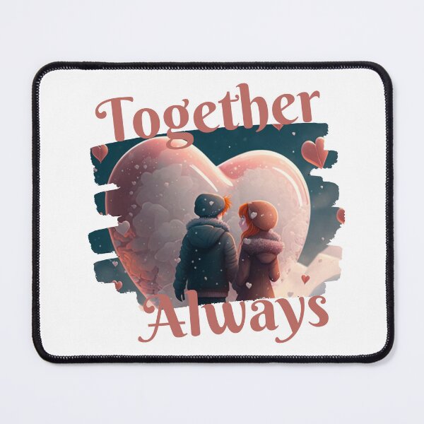 Item preview, Together Always - Couples - Love - Heart designed and sold by designerpriti.