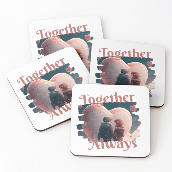 Item preview, Together Always - Couples - Love - Heart designed and sold by designerpriti.