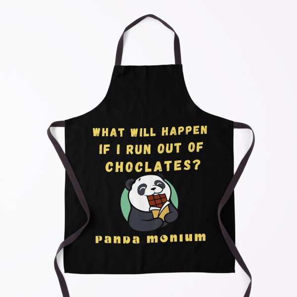Item preview, What Will Happen If I Run Out Of Chocolate? Cute Panda designed and sold by artfartzzz.