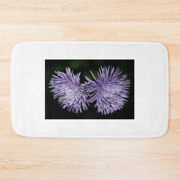 Item preview, Purple flowers on black background designed and sold by olena2552.