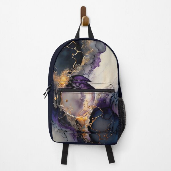 Item preview, Purple Globe - Abstract Alcohol Ink Resin Art designed and sold by inkvestor.