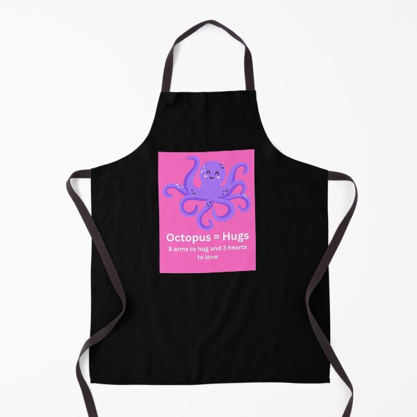 Item preview, Octopus = Hugs - pink 8 arms to hug and 3 hearts to love designed and sold by ChanelleFyve.