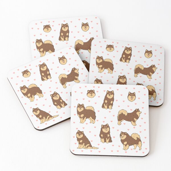 Artikelvorschau, Niedliche Illustration des finnischen Lapphunds entworfen und verkauft von Yarafantasyart.