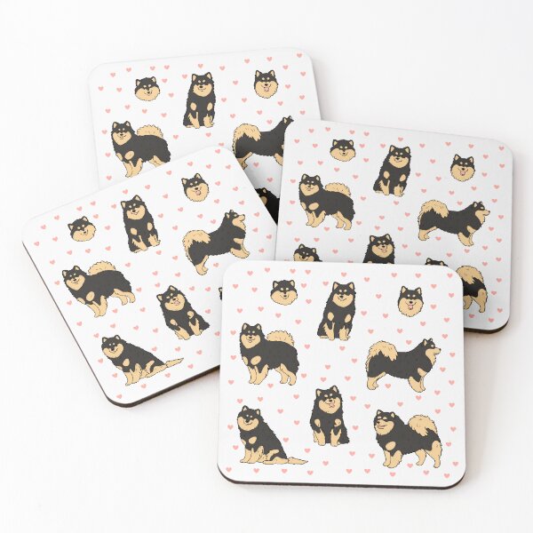 Artikelvorschau, Niedliche Illustration des finnischen Lapphunds entworfen und verkauft von Yarafantasyart.