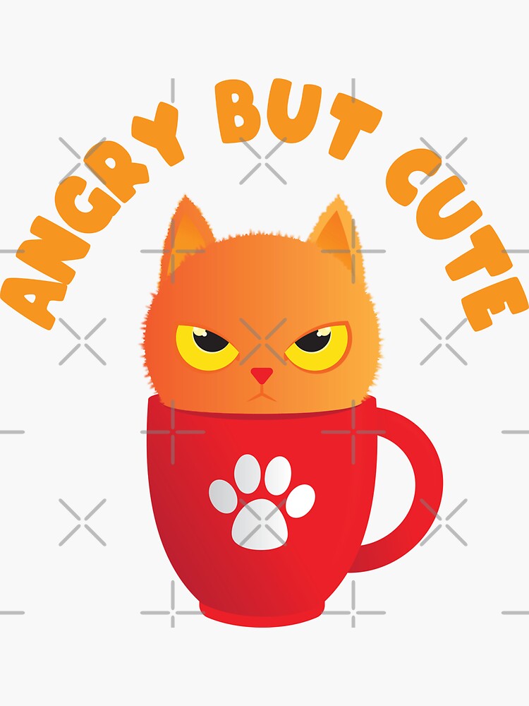 An Angry Cute Cat, Angrily, Lovely, Cat PNG Transparent Image and Clipart  for Free Download