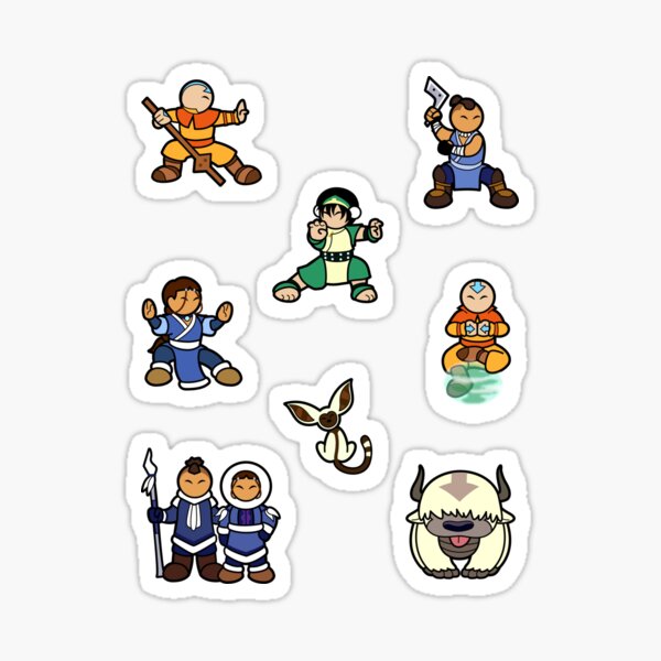 ATLA Mini Stickers: Gaang Sticker