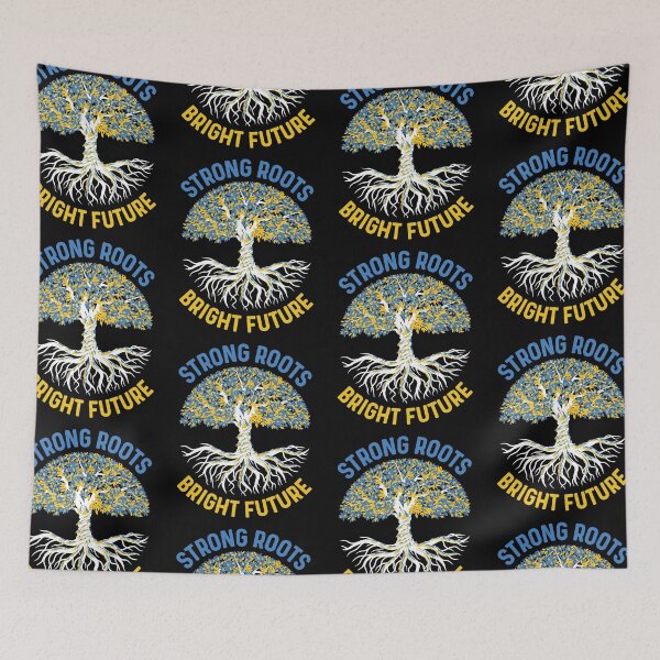 Item preview, Strong Roots Bright Future Down Syndrome Awareness designed and sold by GravitiTees.
