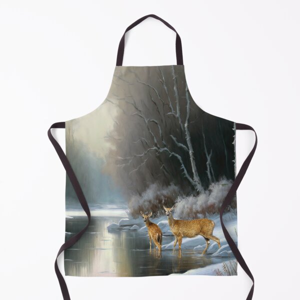 Item preview, Deer at the Winter Creek designed and sold by Kathy Weaver.