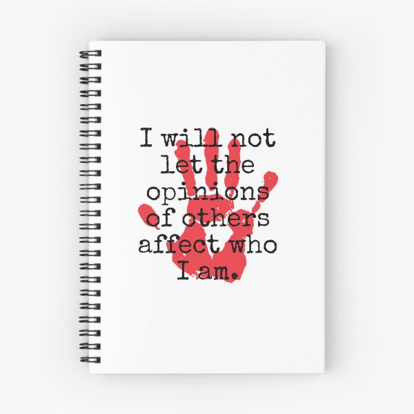 Item preview, I Will Not Let The Opionions - Inspirational Quotes designed and sold by CrankyOldDude.