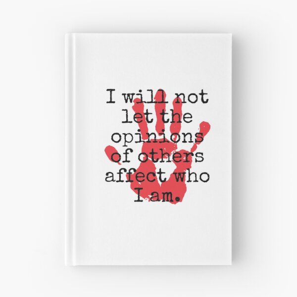 Item preview, I Will Not Let The Opionions - Inspirational Quotes designed and sold by CrankyOldDude.