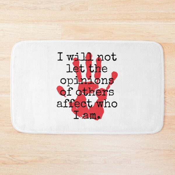 Item preview, I Will Not Let The Opionions - Inspirational Quotes designed and sold by CrankyOldDude.