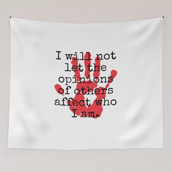 Item preview, I Will Not Let The Opionions - Inspirational Quotes designed and sold by CrankyOldDude.