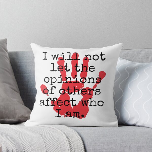 Item preview, I Will Not Let The Opionions - Inspirational Quotes designed and sold by CrankyOldDude.
