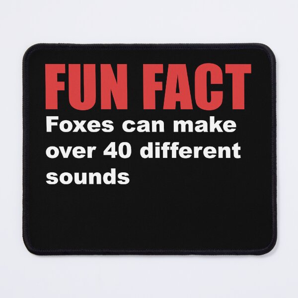 Item preview, fun fact foxes sounds designed and sold by Dagrell.