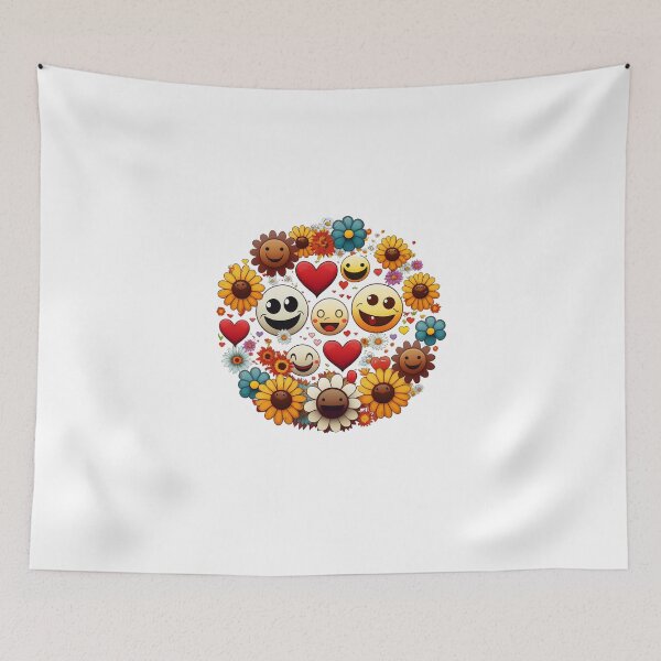 Item preview, Happy Flowers designed and sold by DreamerStore.