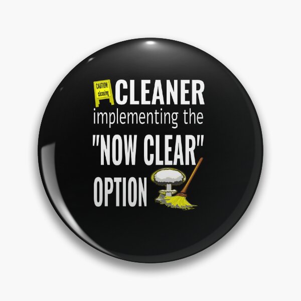 Item preview, Cleaner now clear option designed and sold by CottagePop.