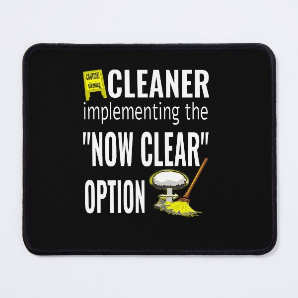 Item preview, Cleaner now clear option designed and sold by CottagePop.
