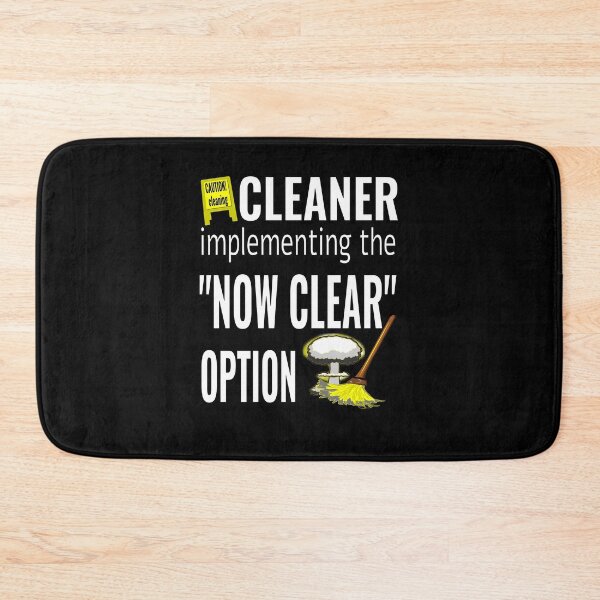 Item preview, Cleaner now clear option designed and sold by CottagePop.