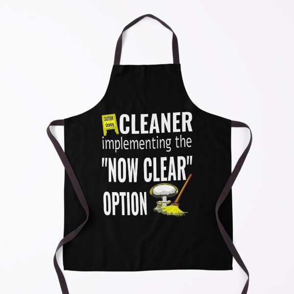 Item preview, Cleaner now clear option designed and sold by CottagePop.
