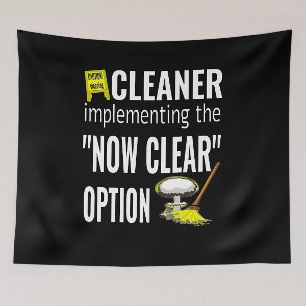 Item preview, Cleaner now clear option designed and sold by CottagePop.