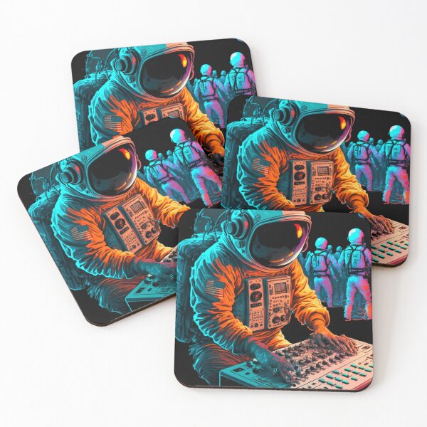 Item preview, Cosmonaut beatmaker composes music in space 2 designed and sold by popurbanart.