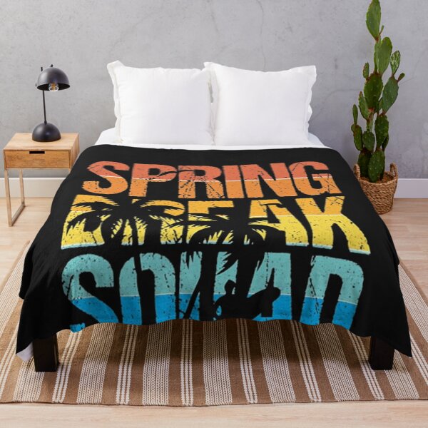 Item preview, Spring Break Squad Beach Surfer Palm Tree designed and sold by thanguy252.
