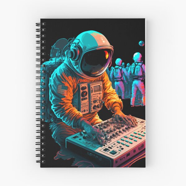 Item preview, Cosmonaut beatmaker compone música en el espacio 2 designed and sold by popurbanart.