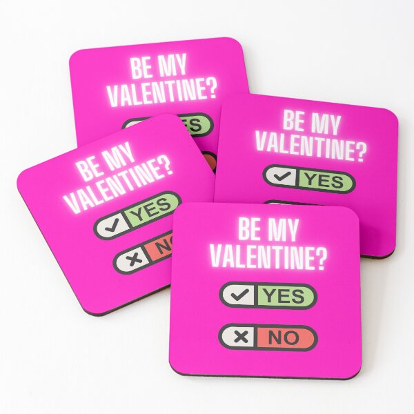 Item preview, Valentines day decorations for bedroom - Be my valentine? Yes or No checklist designed and sold by Neo-Expression.