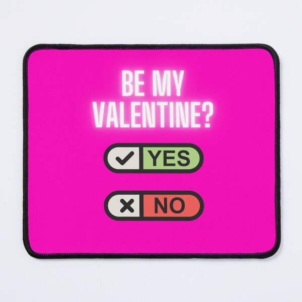 Item preview, Valentines day decorations for bedroom - Be my valentine? Yes or No checklist designed and sold by Neo-Expression.