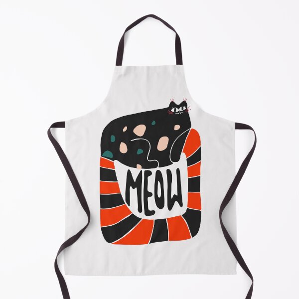 Item preview, Meow- cheeky sassy and funny abstract female cat designed and sold by Cool Stuff Galore.