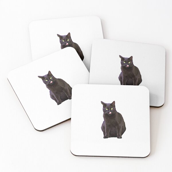 Item preview, black cool cat designed and sold by Sylvia Theo.