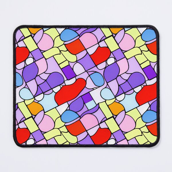 Item preview, Multicolor Pipes and Fittings Abstract Art - Stained Glass designed and sold by Artilize.