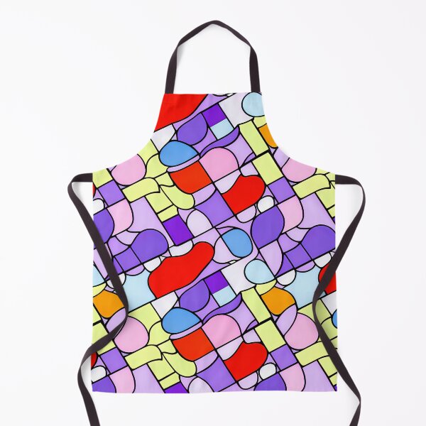 Item preview, Multicolor Pipes and Fittings Abstract Art - Stained Glass designed and sold by Artilize.