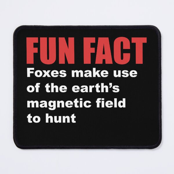 Item preview, fun fact foxes magnetic field designed and sold by Dagrell.