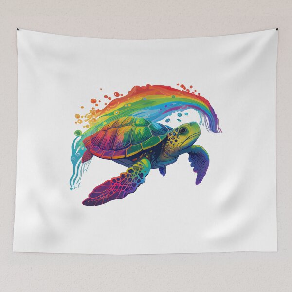 Item preview, Ocean Sea Turtle rainbow designed and sold by buisthi783.