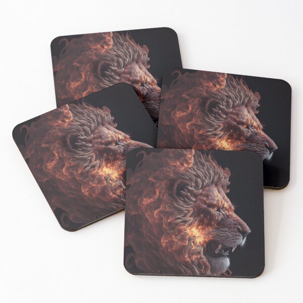 Item preview, Angry Fractal lion designed and sold by Ingama-Designs.