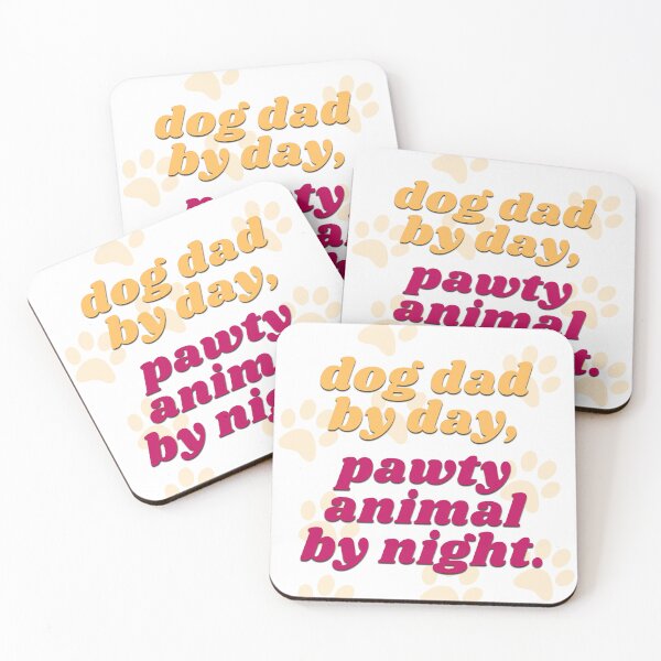 Item preview, Dog dad by day, pawty animal by night designed and sold by AntibodyDP7.