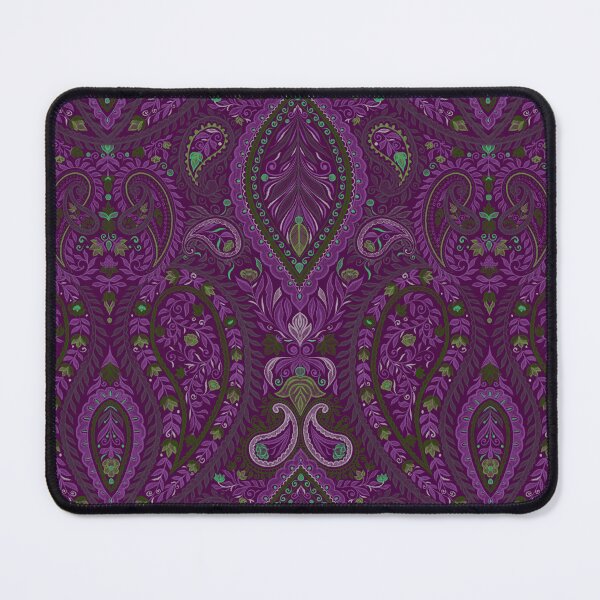 Item preview, Garden Paisley Patterns - Purple Plum Background designed and sold by SemDesigns1.