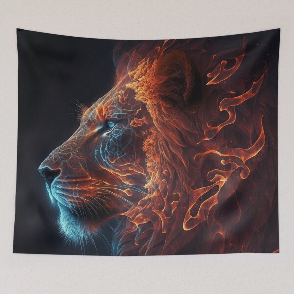 Item preview, Chilled Fractal Lion  designed and sold by Ingama-Designs.