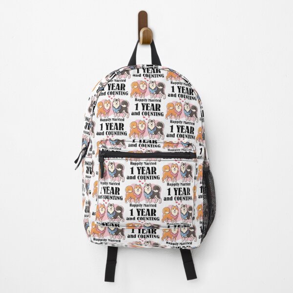 Item preview, 1st Wedding Anniversary Happily Married 1 Year Ago designed and sold by CuteTrendyFinds.