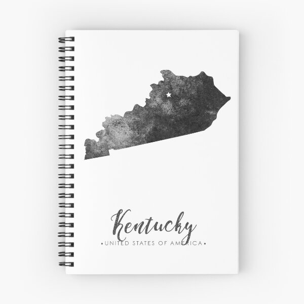 Item preview, Kentucky State Map Art - Grunge Silhouette designed and sold by Studio Grafiikka.