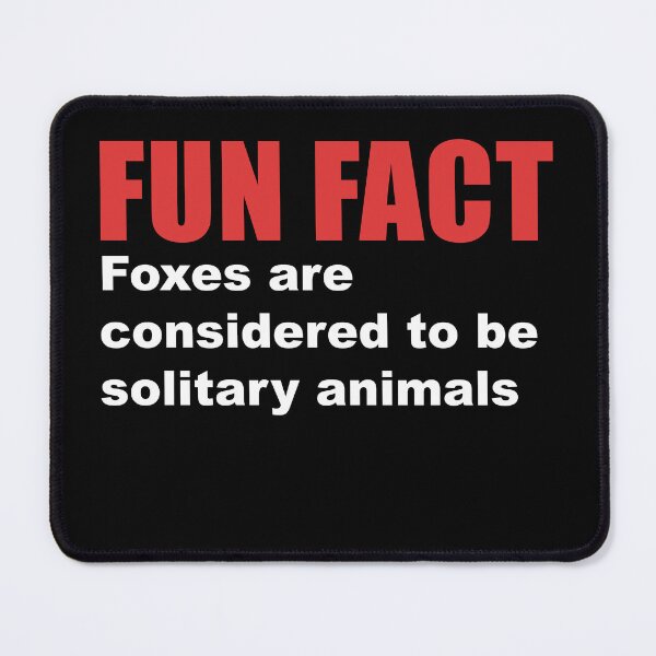 Item preview, fun fact solitary foxes designed and sold by Dagrell.