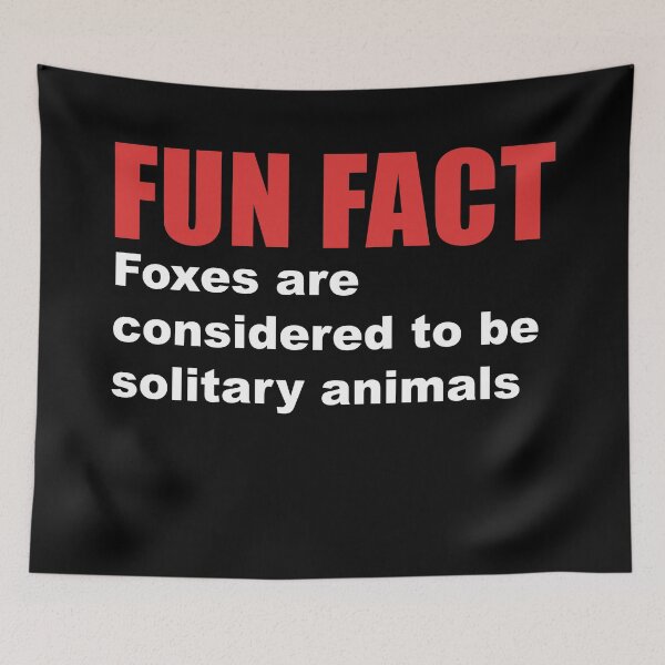 Item preview, fun fact solitary foxes designed and sold by Dagrell.