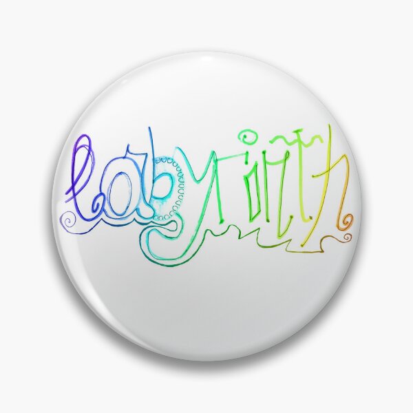 Item preview, Labyrinth watercolor lettering |  Labyrinth crafty hand lettering designed and sold by lausn.